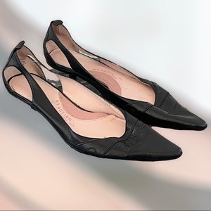 keneth cole leather kitten heels